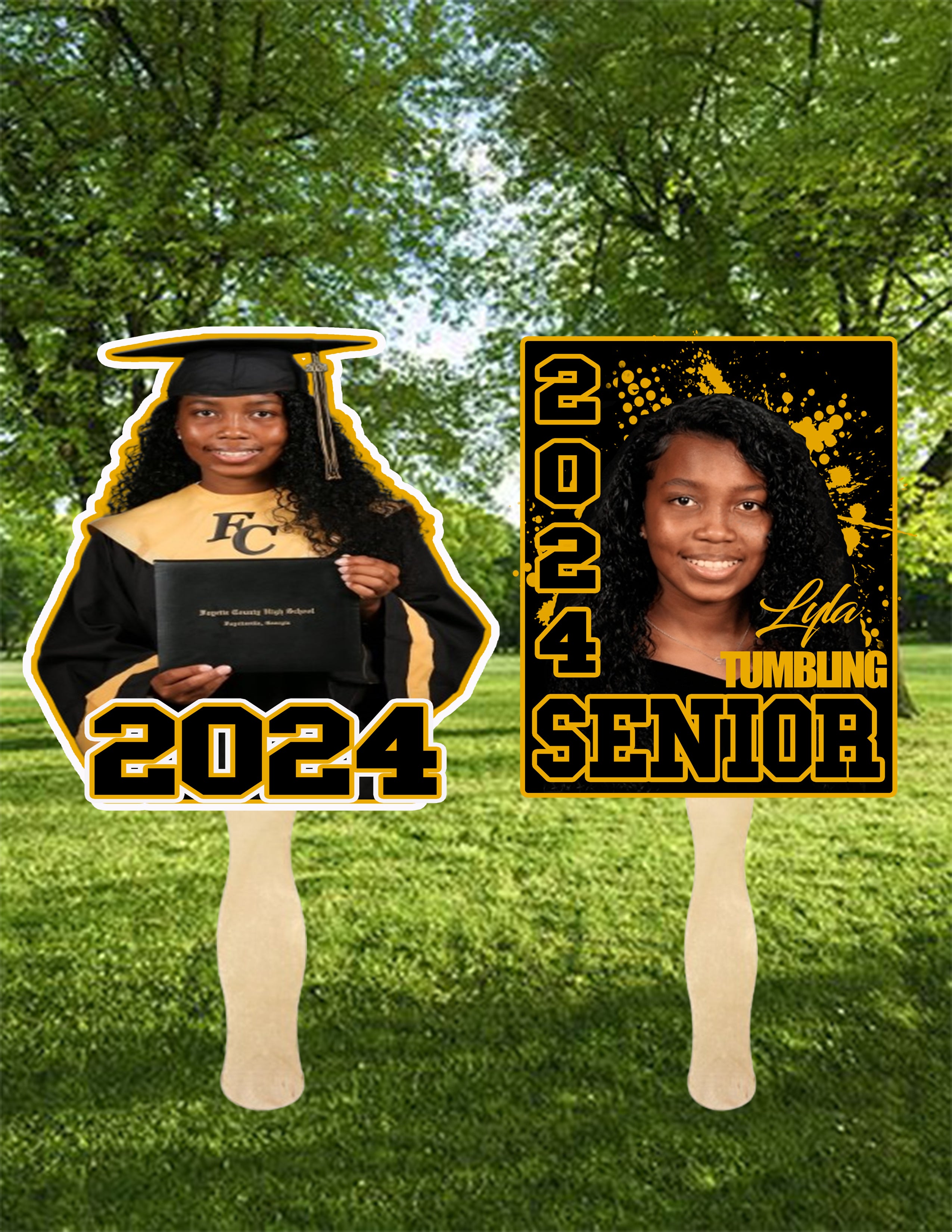 Custom Graduation Fan – CKJs Kustom Creations LLC